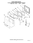 Diagram for 03 - Oven Door Parts