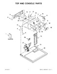 Diagram for 02 - Top And Console Parts