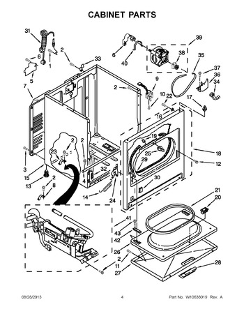 Diagram for WGD4850BW0