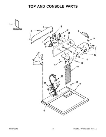 Diagram for YWED4850BW0