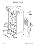 Diagram for 02 - Cabinet Parts