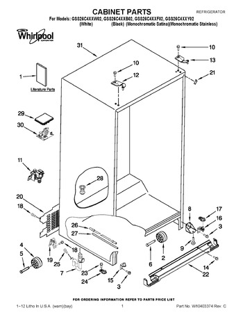 Diagram for GSS26C4XXF02