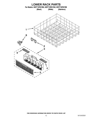 Diagram for WDT710PAYW0