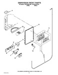 Diagram for 08 - Dispenser Front Parts