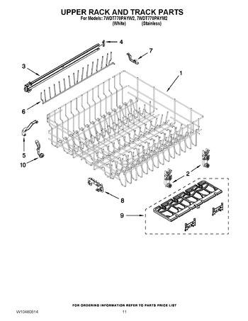 Diagram for 7WDT770PAYW2