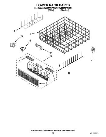 Diagram for 7WDT770PAYW2