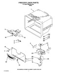 Diagram for 03 - Freezer Liner Parts