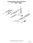 Diagram for 02 - Control Panel And Latch Parts