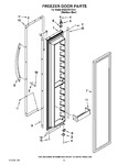 Diagram for 10 - Freezer Door Parts