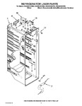 Diagram for 02 - Refrigerator Liner Parts