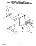 Diagram for 08 - Dispenser Front Parts