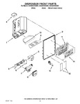 Diagram for 09 - Dispenser Front Parts