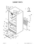 Diagram for 02 - Cabinet Parts