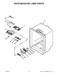 Diagram for 05 - Refrigerator Liner Parts