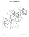 Diagram for 05 - Oven Door Parts