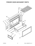 Diagram for 08 - Freezer Door And Basket Parts