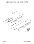 Diagram for 03 - Control Panel And Latch Parts