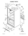 Diagram for 02 - Cabinet Parts