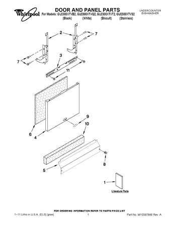 Diagram for GU2300XTVQ2