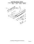 Diagram for 02 - Control Panel Parts