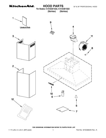 Diagram for KXW4336YSSO