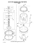 Diagram for 03 - Agitator, Basket And Tub Parts