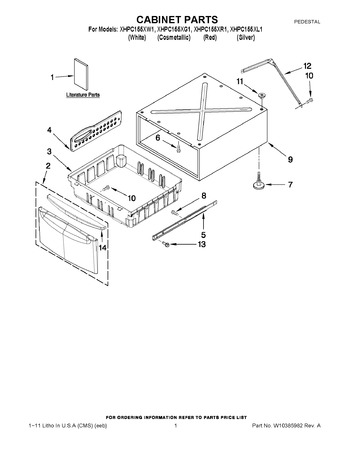 Diagram for XHPC155XL1