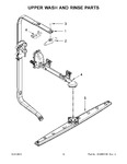 Diagram for 08 - Upper Wash And Rinse Parts