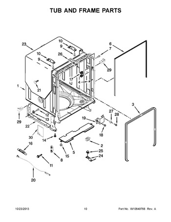 Diagram for WDF775SAYW3