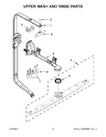 Diagram for 08 - Upper Wash And Rinse Parts