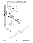 Diagram for 08 - Upper Wash And Rinse Parts