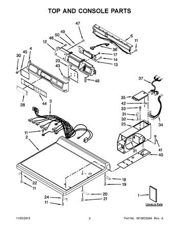 Diagram for YCED8990XW1