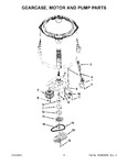 Diagram for 05 - Gearcase, Motor And Pump Parts