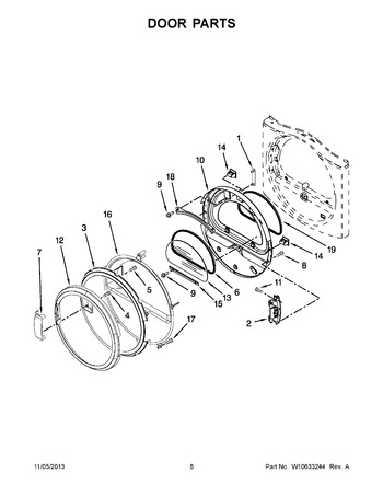 Diagram for YCED8990XW1