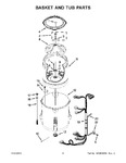 Diagram for 04 - Basket And Tub Parts