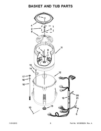 Diagram for WTW5810BW0