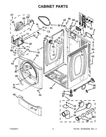 Diagram for YCED8990XW1