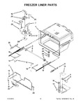 Diagram for 07 - Freezer Liner Parts