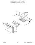 Diagram for 10 - Freezer Door Parts