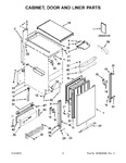 Diagram for 02 - Cabinet, Door And Liner Parts