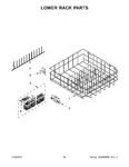 Diagram for 11 - Lower Rack Parts