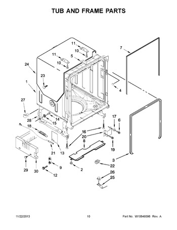 Diagram for KDTE104DWH0