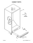 Diagram for 02 - Cabinet Parts