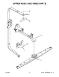 Diagram for 08 - Upper Wash And Rinse Parts