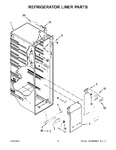 Diagram for 03 - Refrigerator Liner Parts