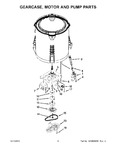 Diagram for 05 - Gearcase, Motor And Pump Parts