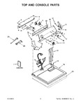 Diagram for 02 - Top And Console Parts