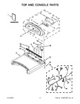 Diagram for 02 - Top And Console Parts