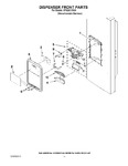 Diagram for 08 - Dispenser Front Parts