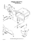 Diagram for 06 - Freezer Liner Parts